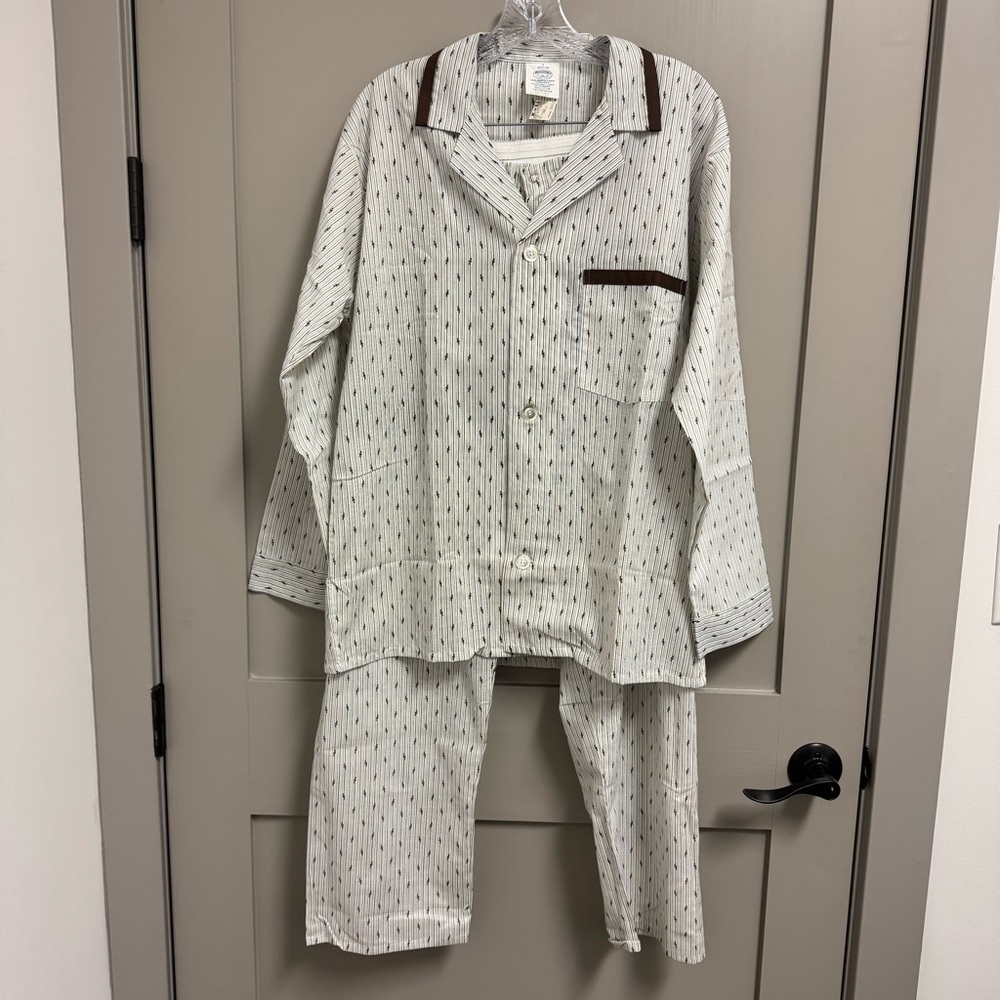 Vtg Manchester PCA Sleepwear Set Sz B Medium Pajama Set Dead Stock Cotton Blend